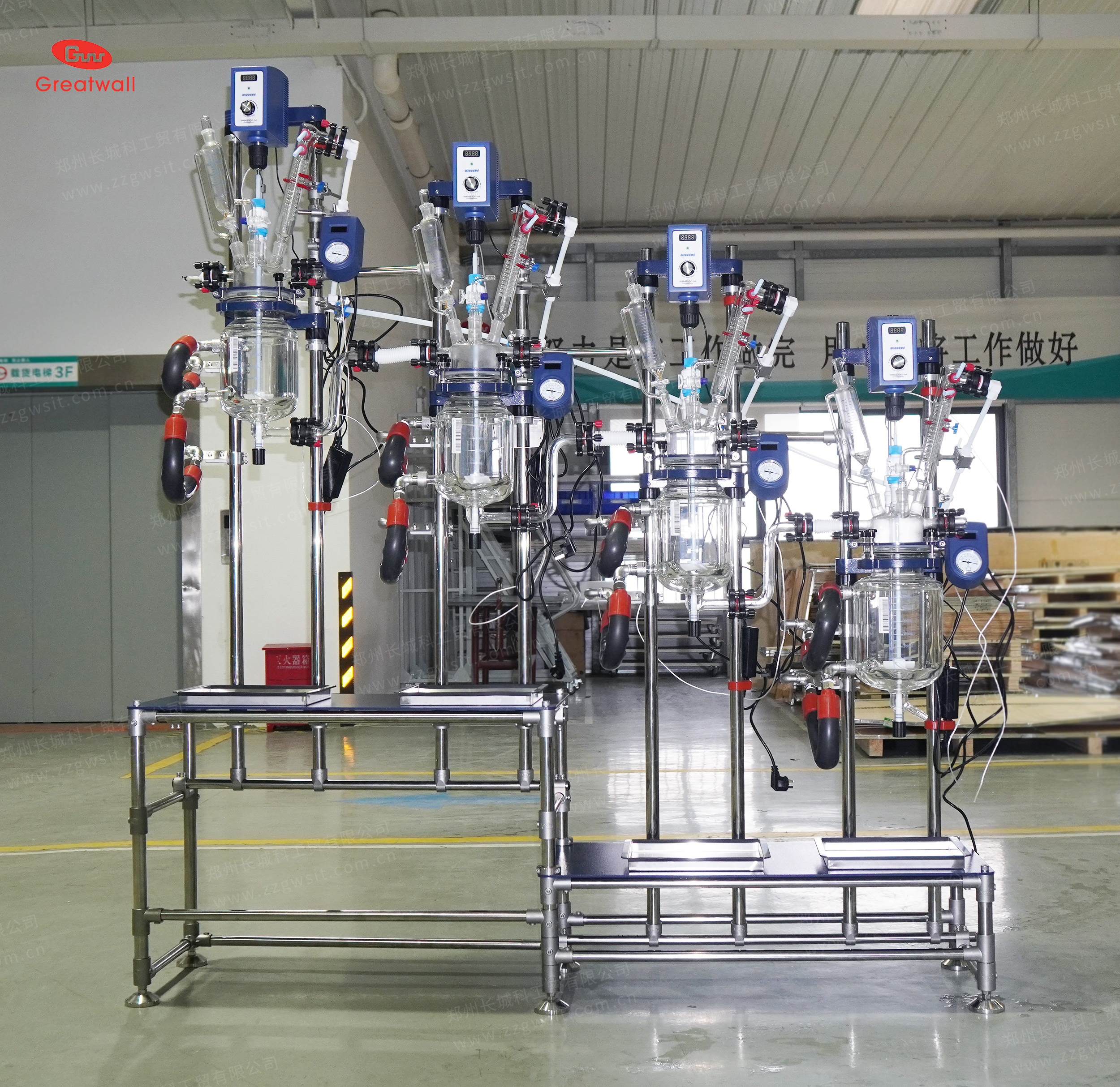 以“串聯(lián)”之智，解“效率”之困|四級串聯(lián)溢流玻璃反應(yīng)釜組合裝置：連續(xù)化反應(yīng)的模塊化解決方案！